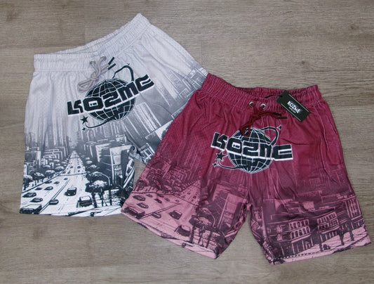 "The City" mesh shorts