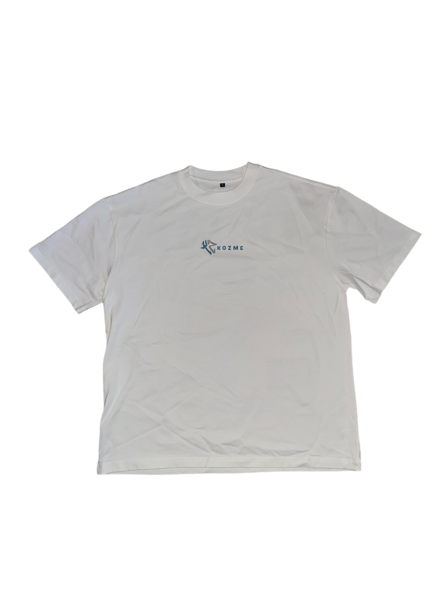 White "Trust" oversize t-shirt